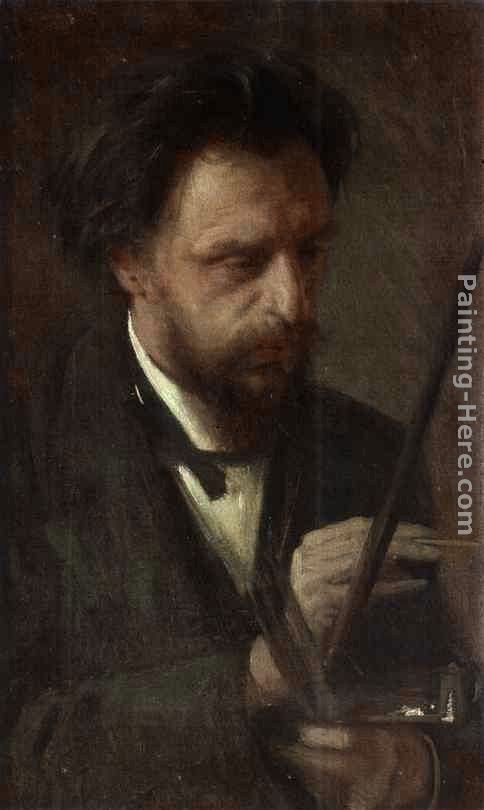 Ivan Nikolaevich Kramskoy Portrait of the Artist Grigory Myasoyedov